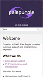 Mobile Screenshot of palepurple.co.uk